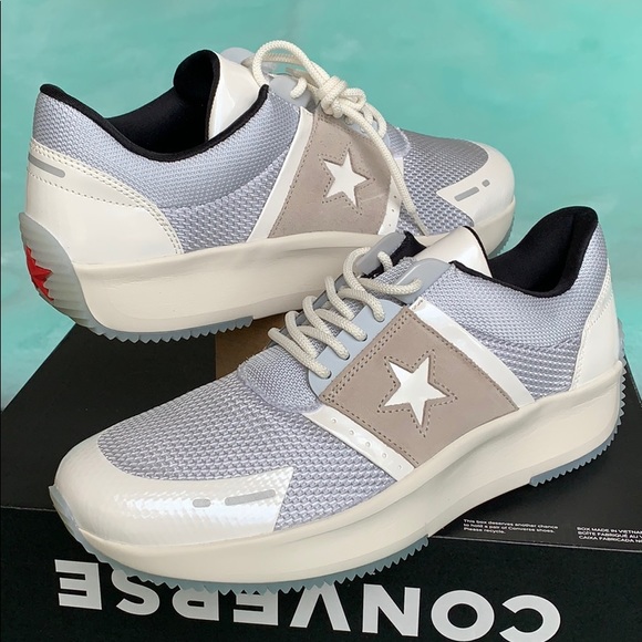 CONVERSE RUN STAR OX PURE PLATINUM/VINTAGE WHITE M - Picture 5 of 16